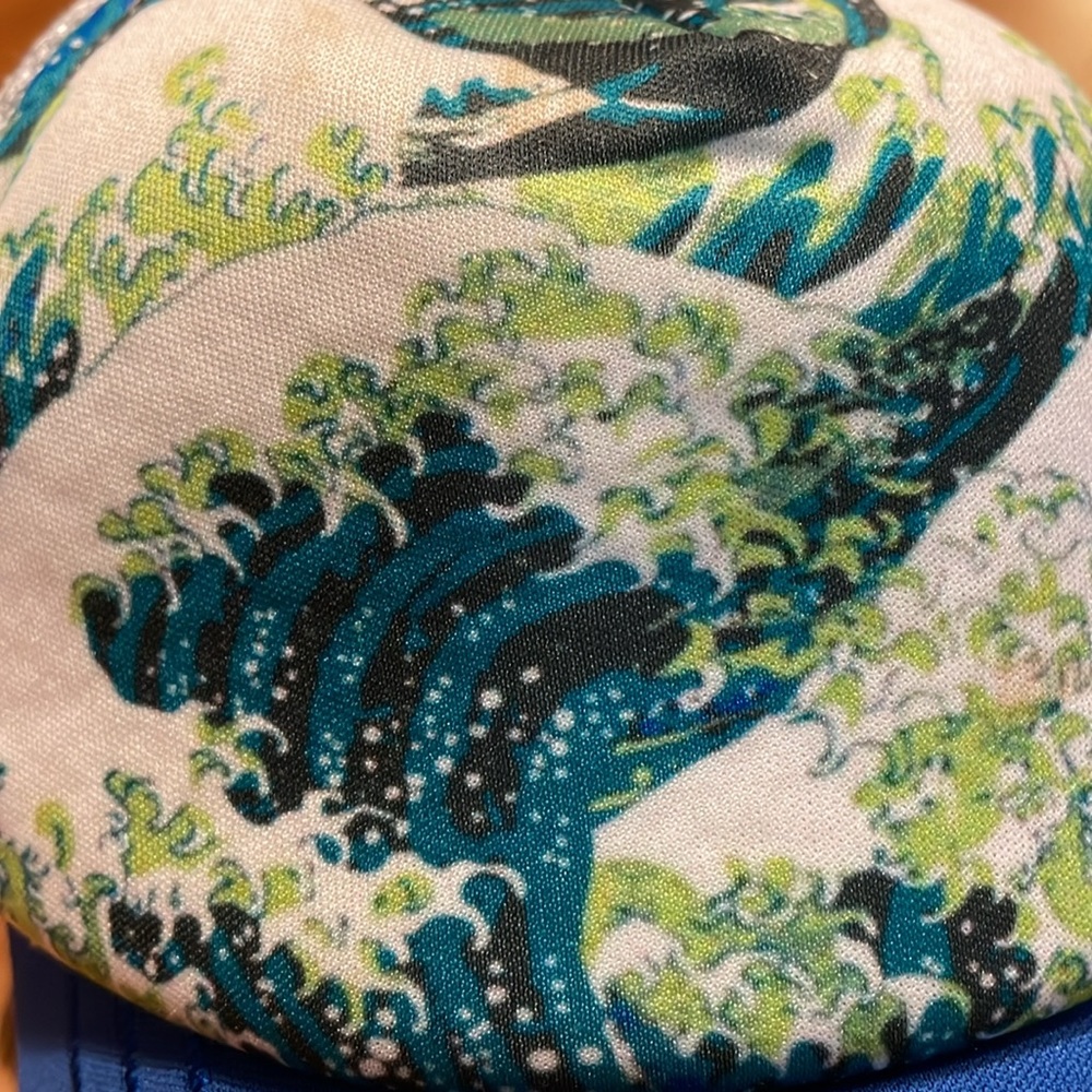 🧢🌊Kids San Diego Hat Co. ages 5-7 yrs The Great Wave by Katsushika Hokusai - Picture 2 of 7